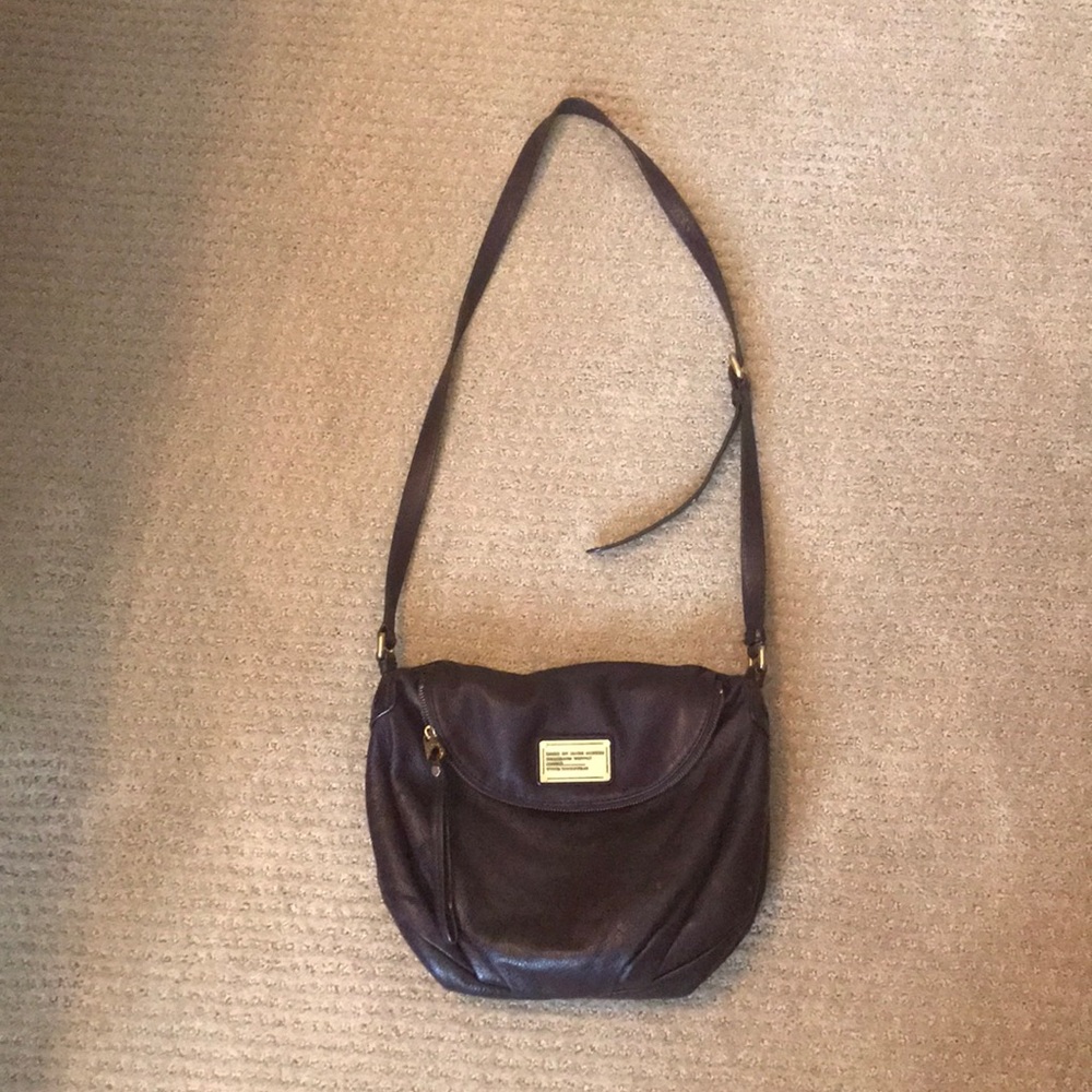 Marc by Marc Jacobs deep purple satchel